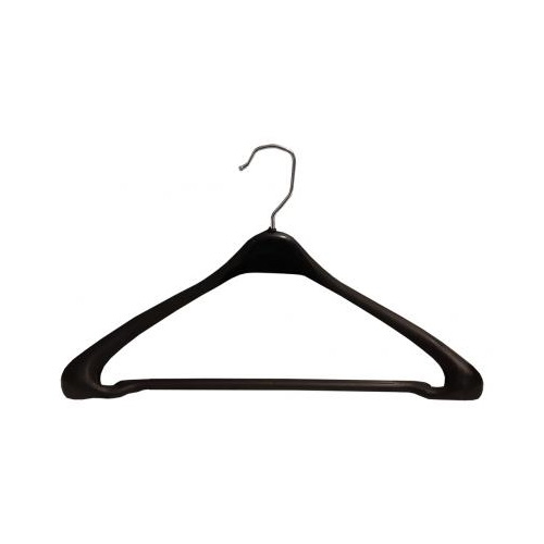 SUIT HANGER 17" WISHBONE BLACK Matthews Store Fixtures & Shelving