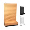 WHITE S/W WALL GONDOLA UNIT 48"X20"X80"