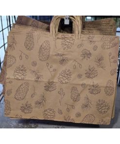 PAPER BAG PINE CONES 16X6X12 (25 PER PKG)